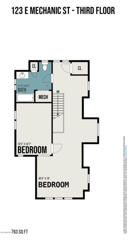 Floorplan Third Floor