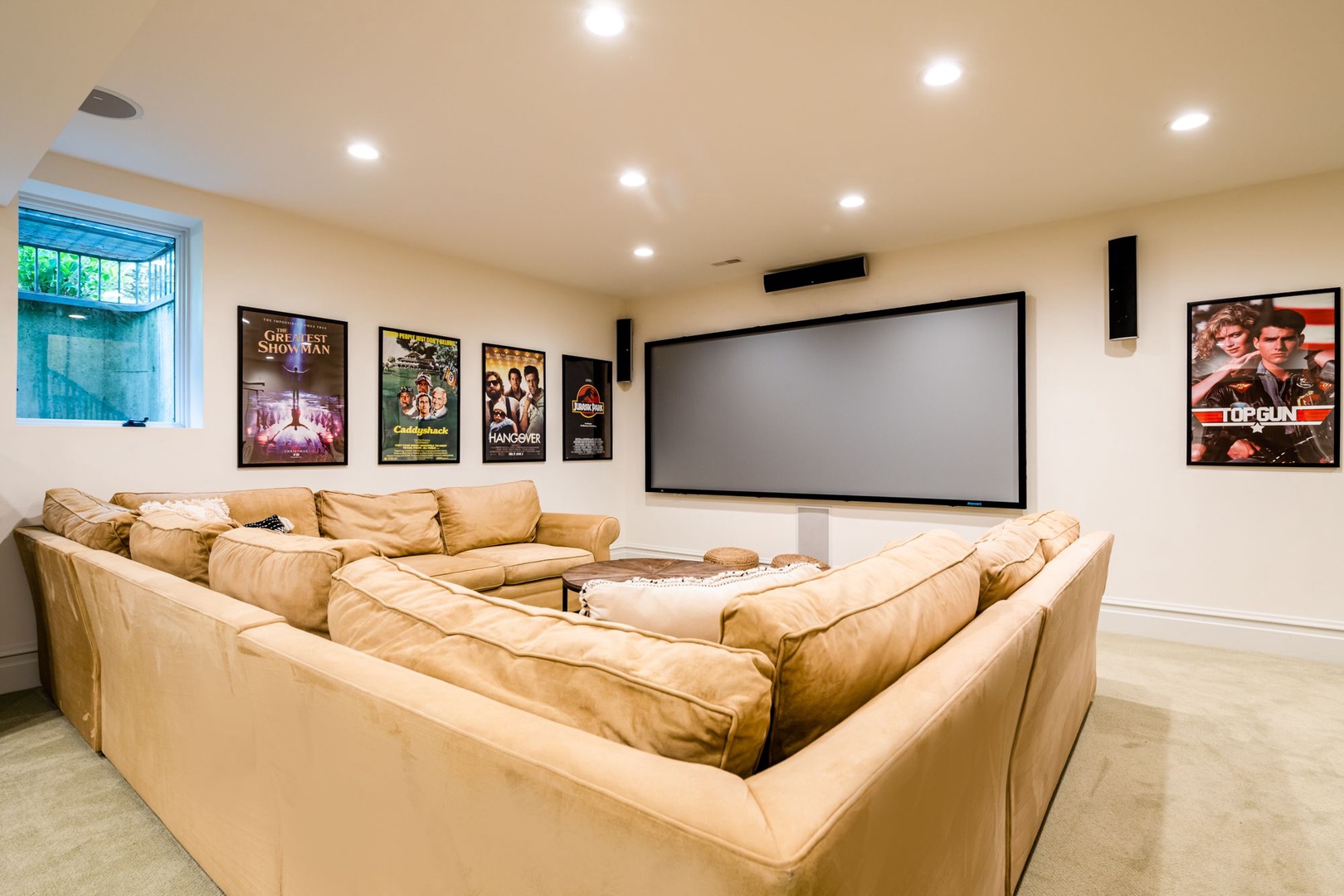 Basement TV Room