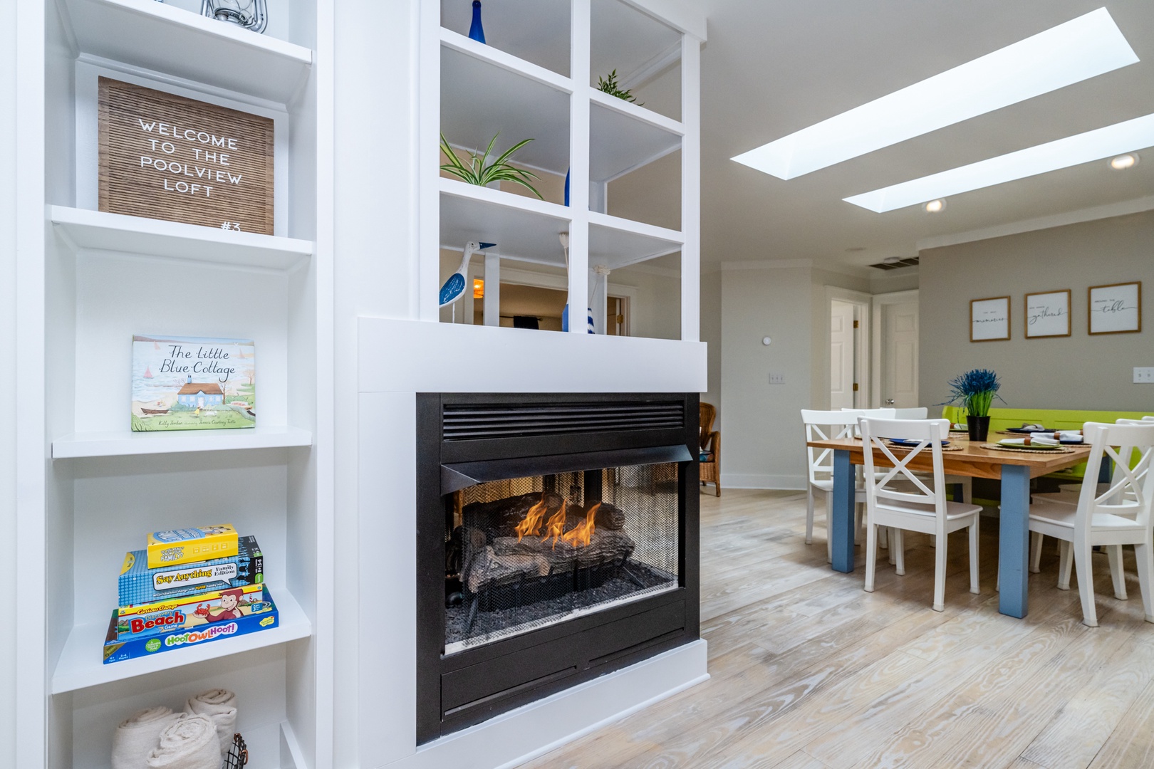 Indoor Gas Fireplace (Instructions Provided)