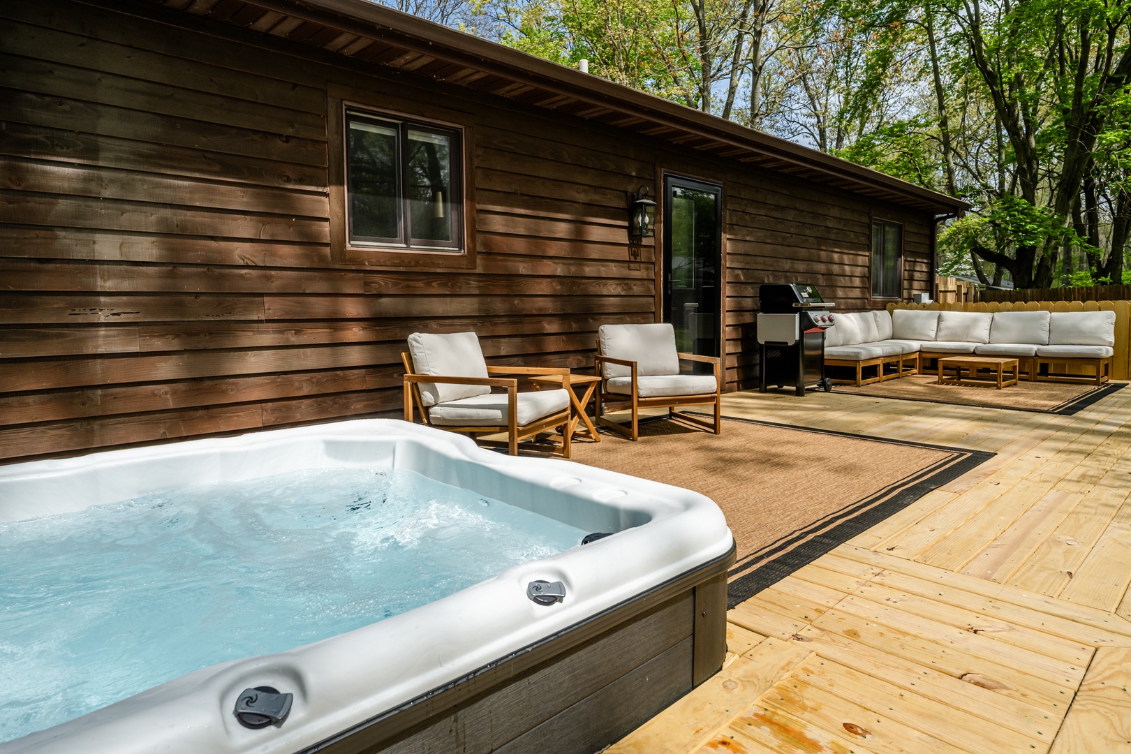 Hot Tub and Seating