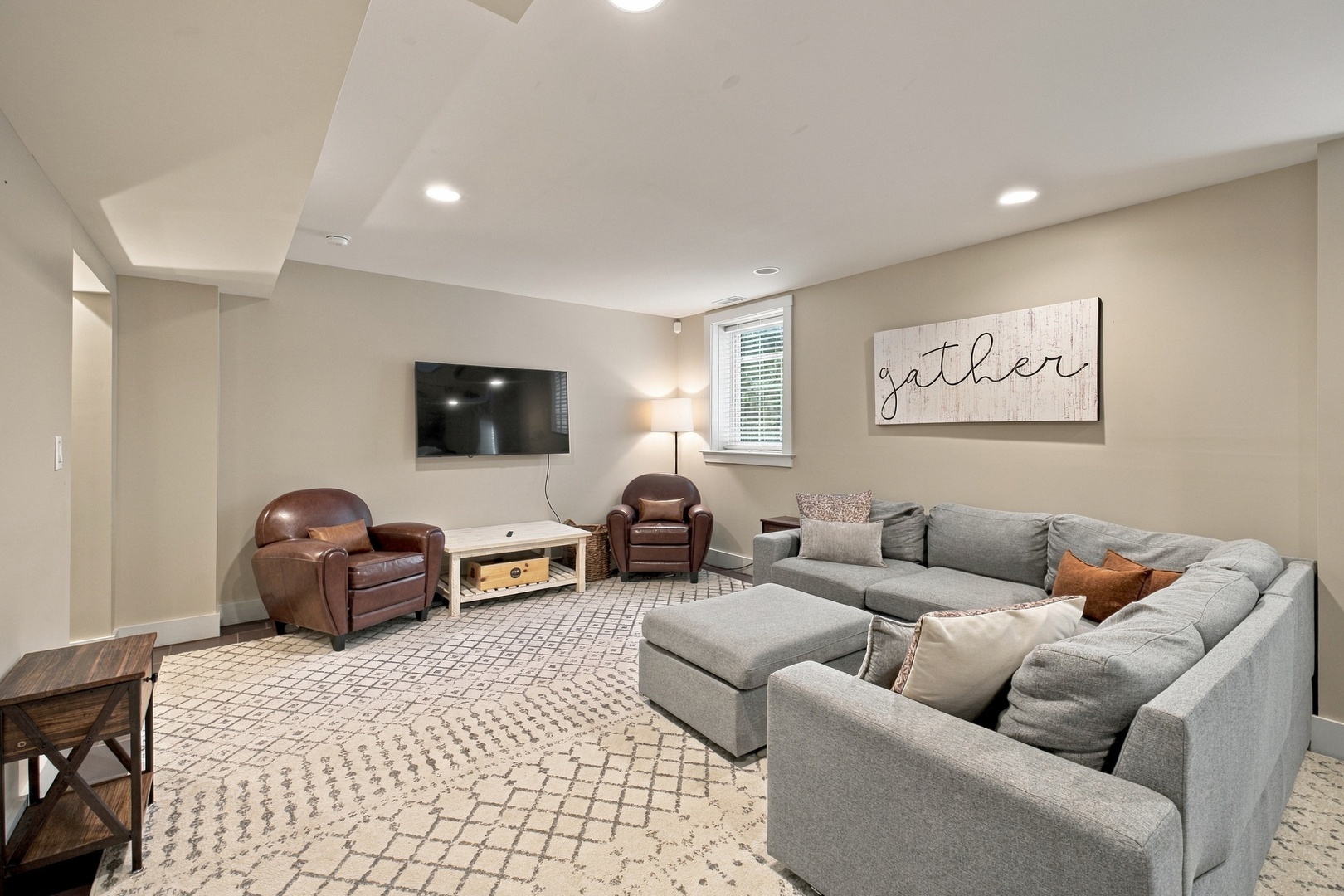Basement TV Room