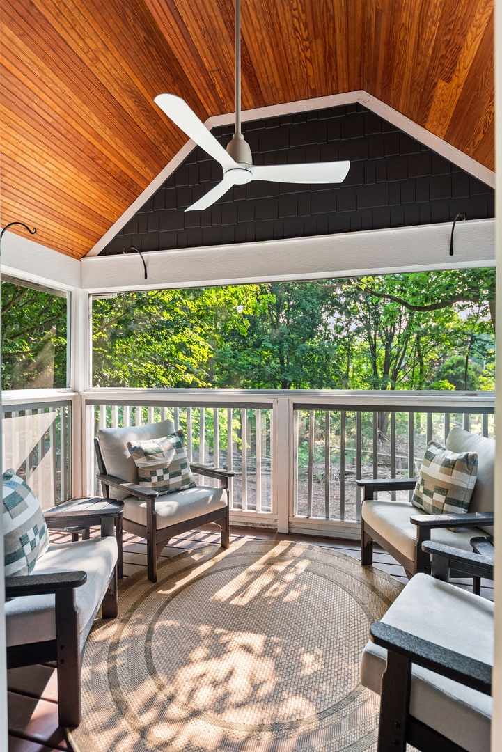 Morning Coffee In Your Screened In Porch!