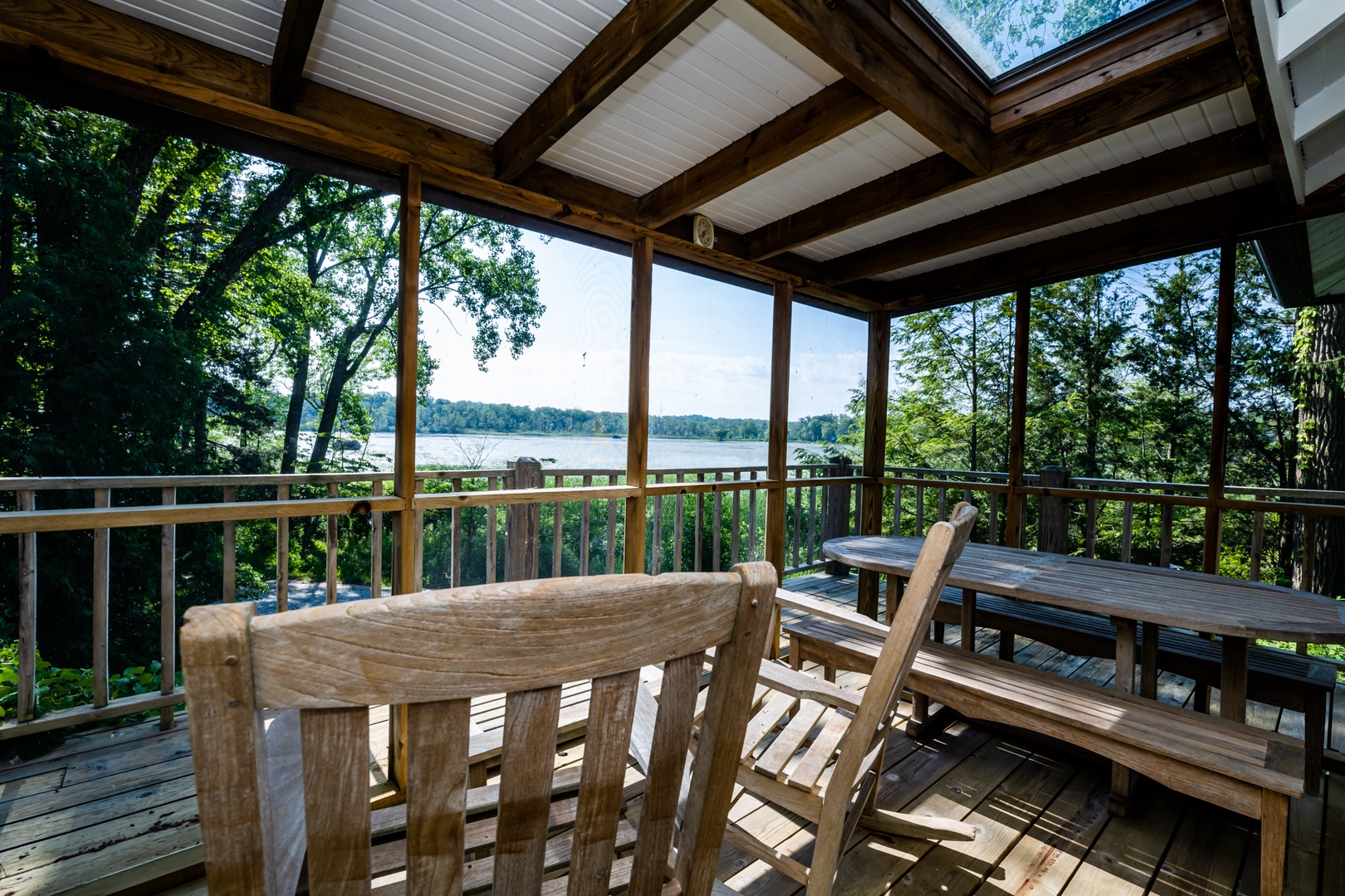 Coach House Porch w/ Lake Views