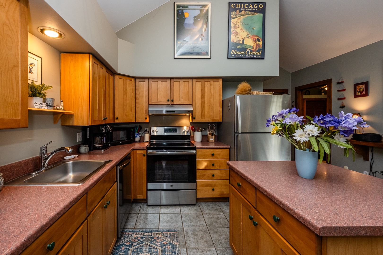 Fully Stocked Kitchen