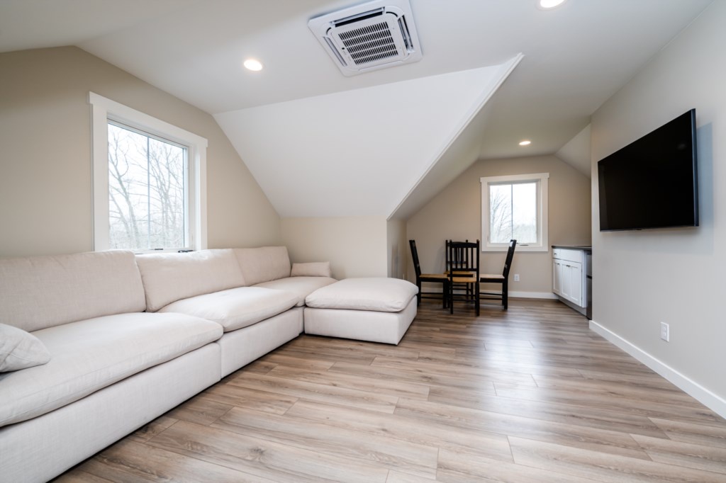 Coach House Seating With TV