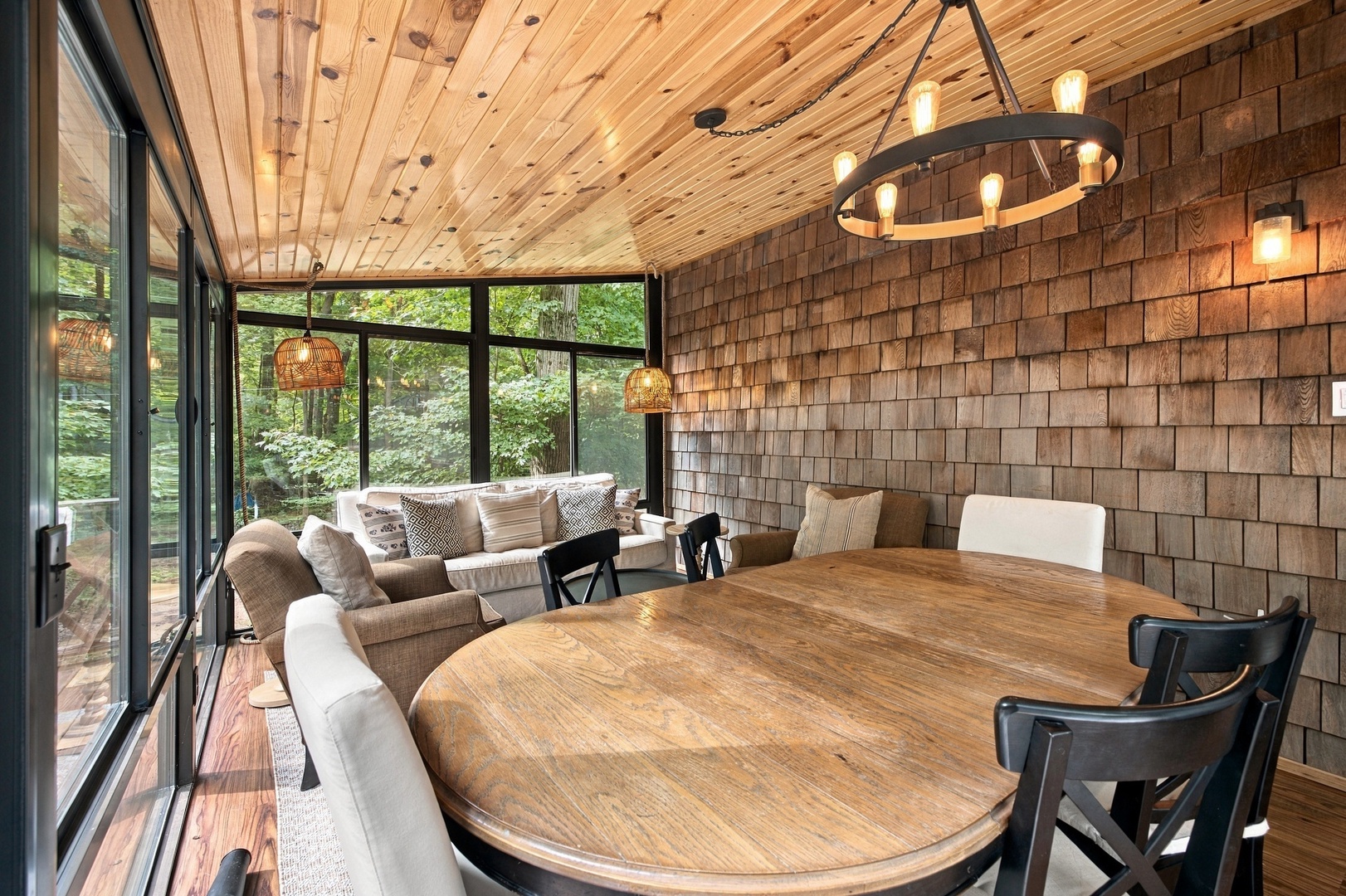 All Season Sunroom Facing Pool