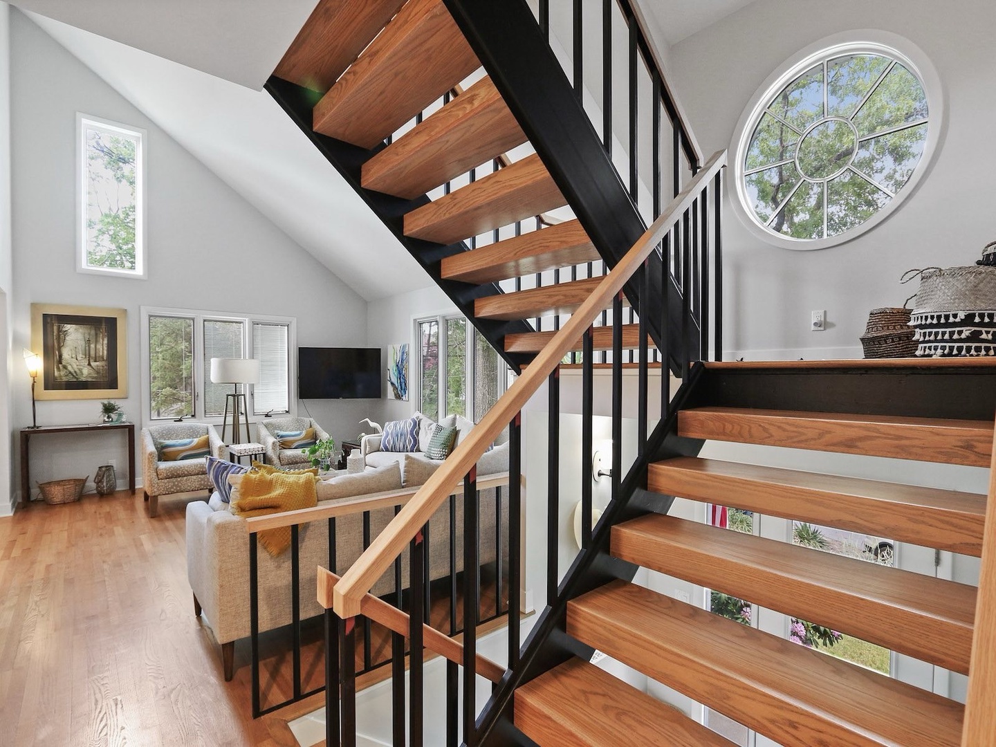 Stairs To Second Floor