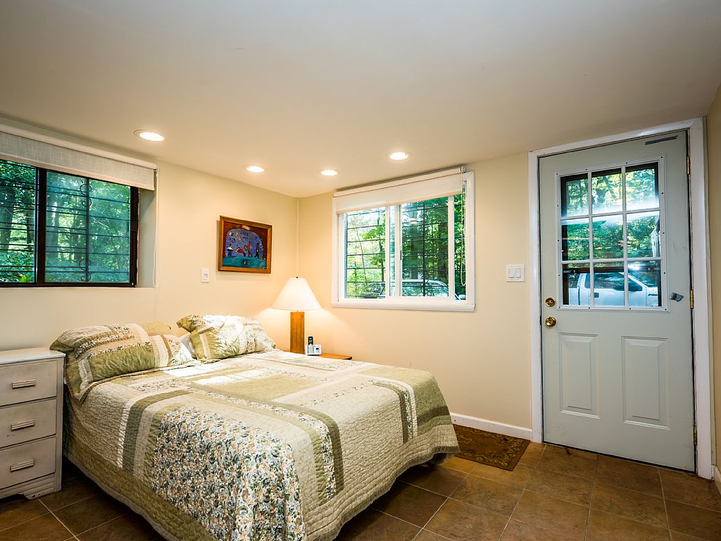 Bedroom #1 (Full bed) Walkout basement bedroom