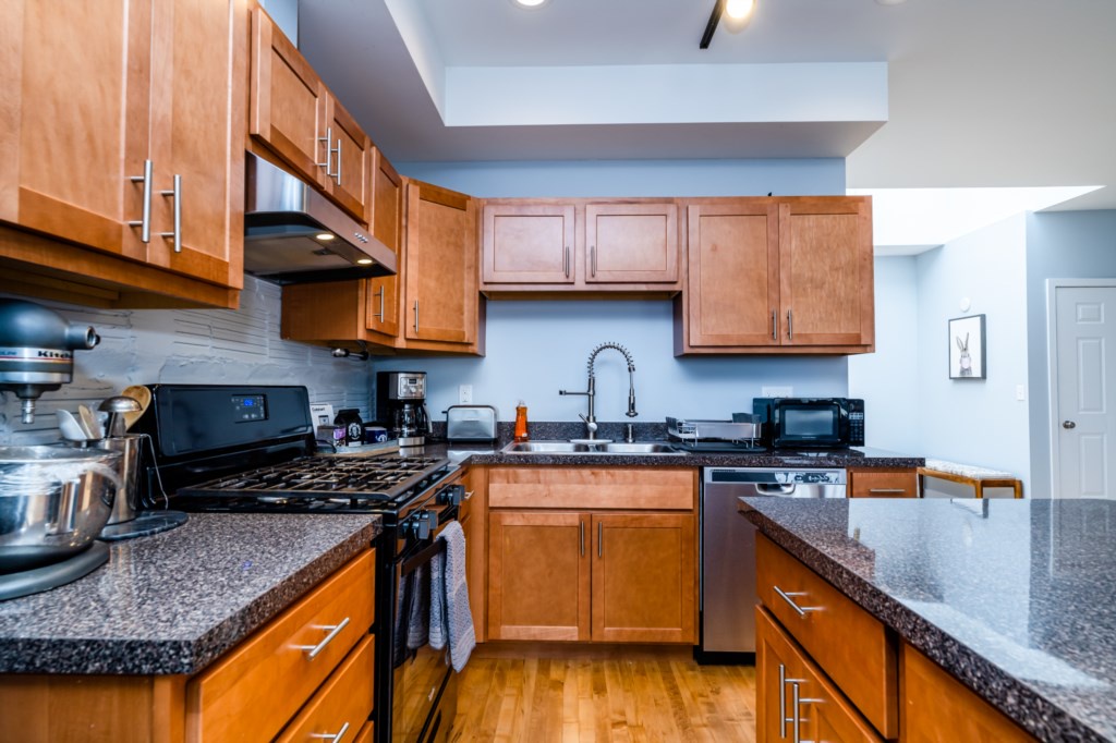 Fully Stocked Kitchen