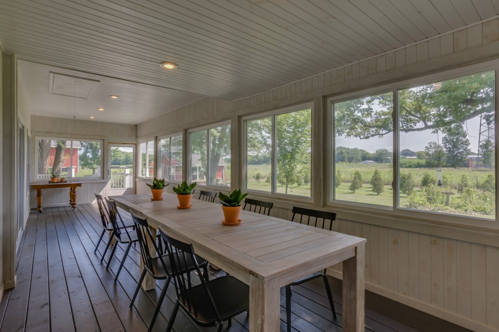 Dining In Screened In Porch