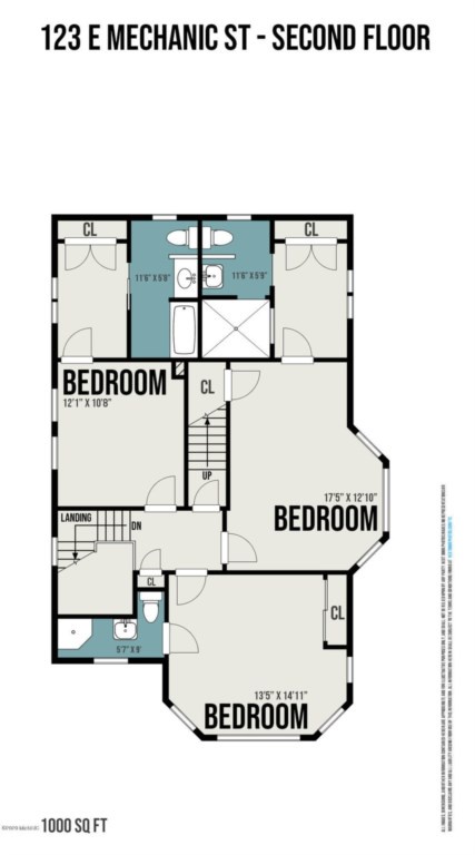 Floorplan Second Floor