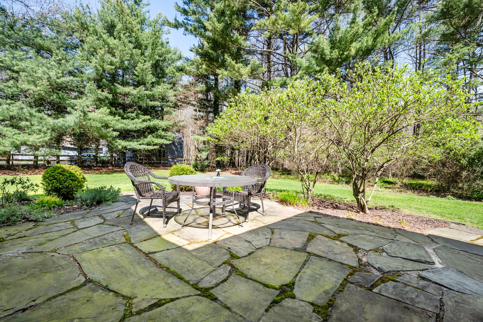Outdoor Seating With Garden Views