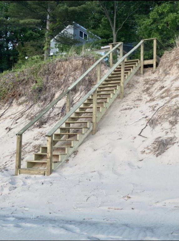 Stairs To Private Beach!