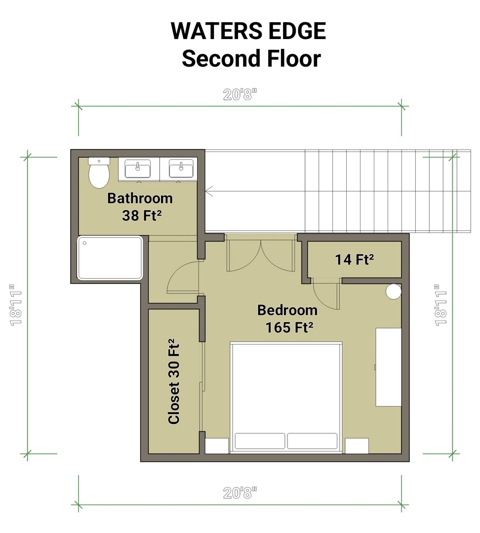 Water's Edge Second Floor Floorplan