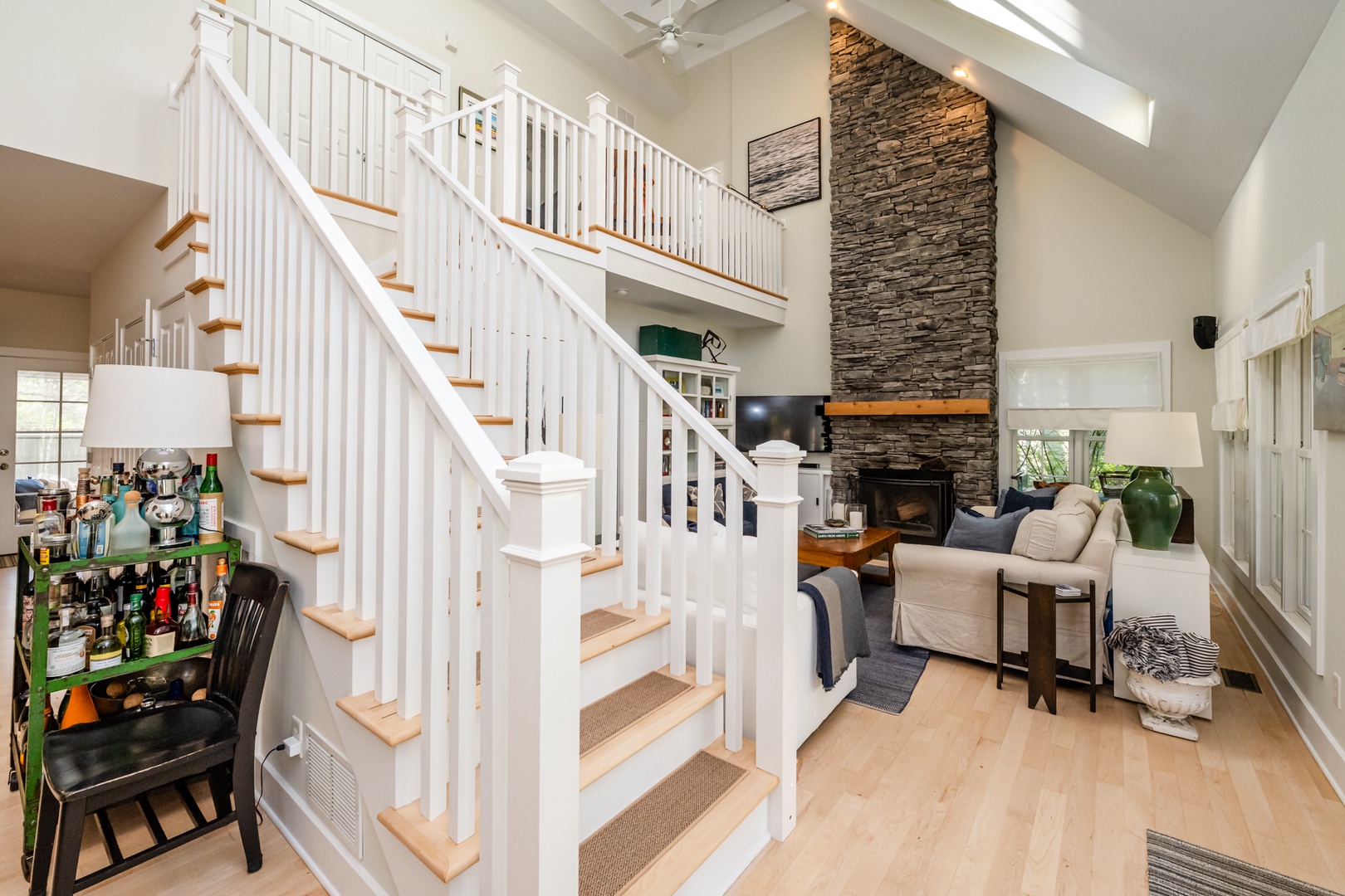 Stairs To Second Floor