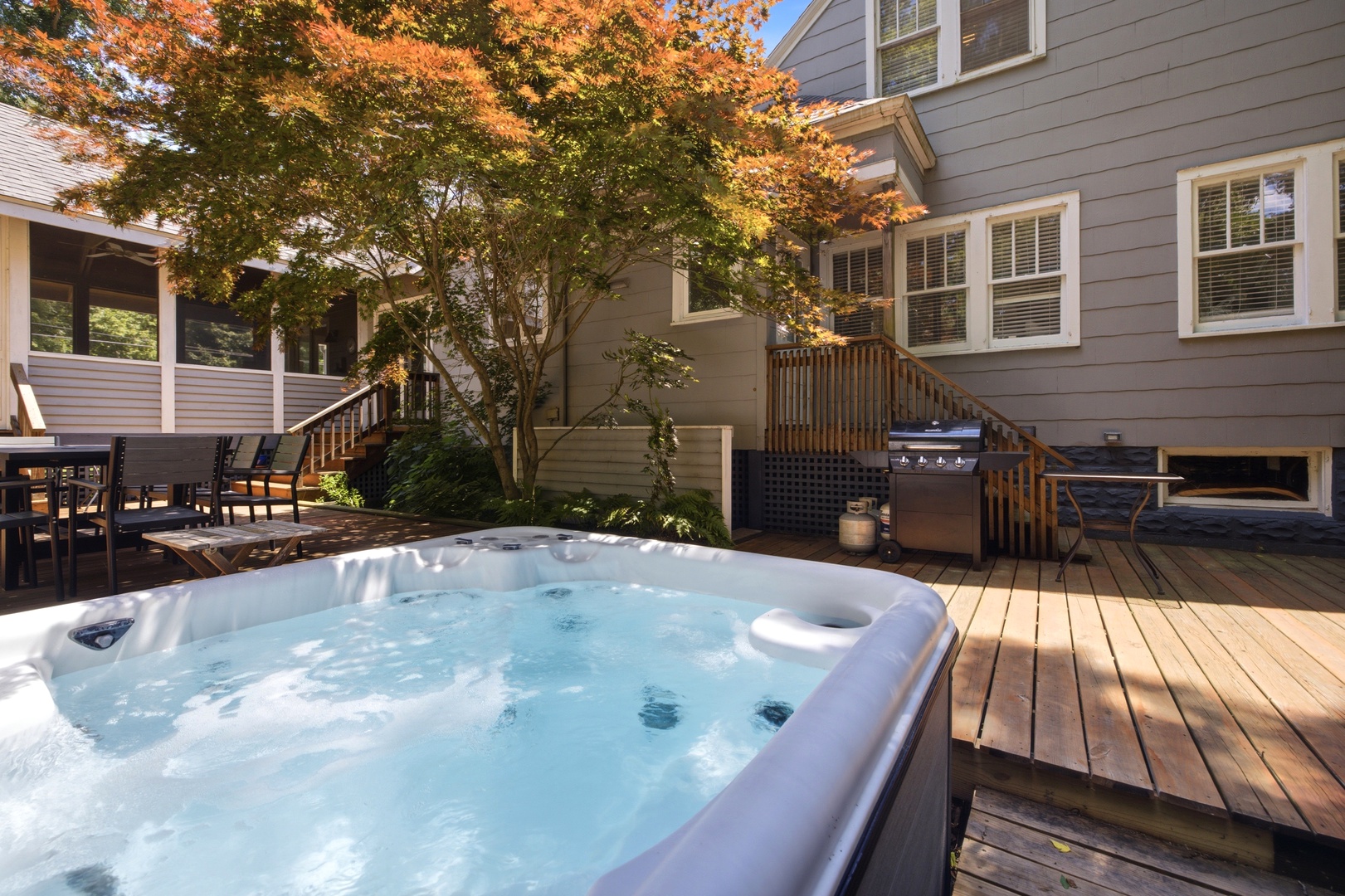 New Outdoor Hot Tub!