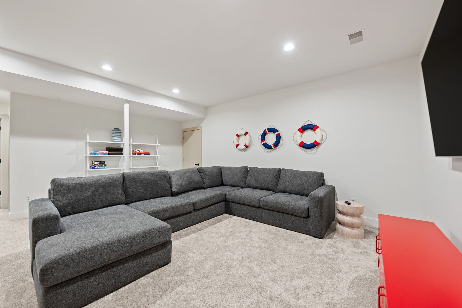 Basement TV Room
