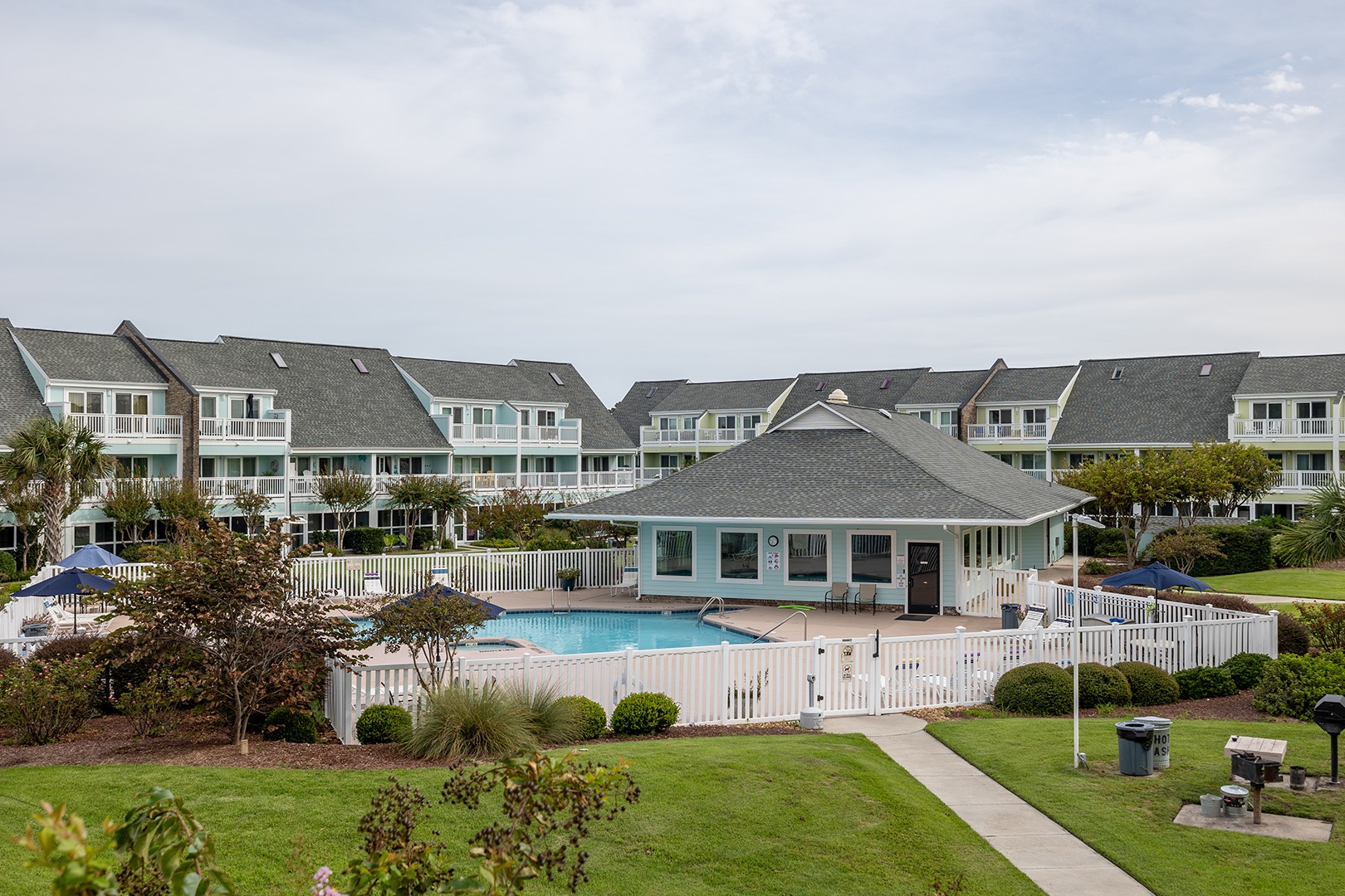 Courtyard Pool View Off Living