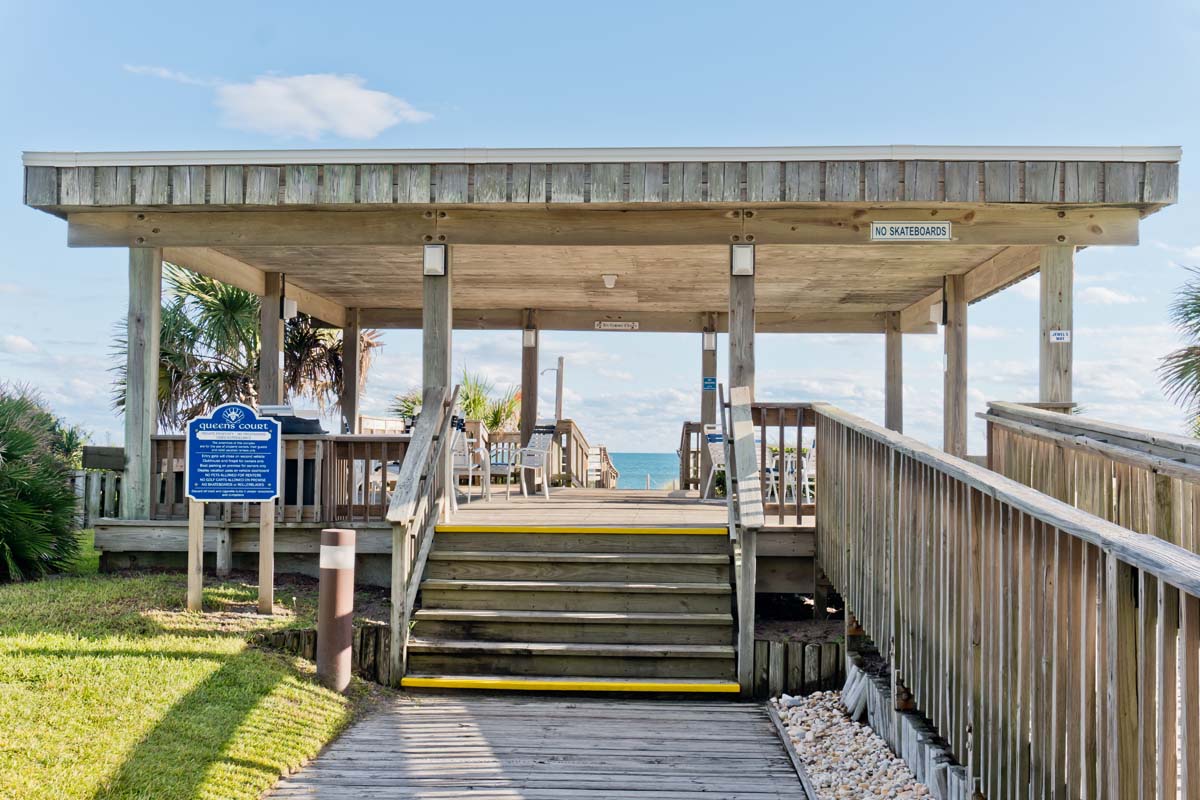 Oceanfront Covered Deck
