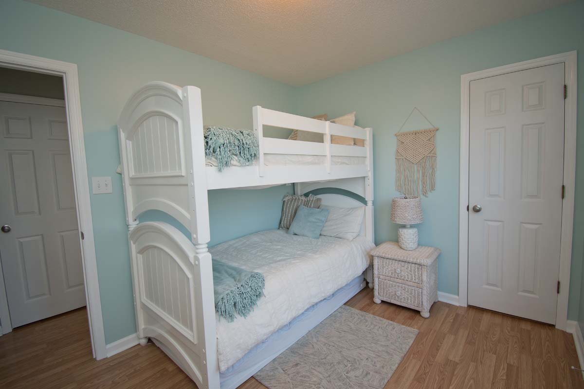 Bedroom with Twin Bunk and Trundle