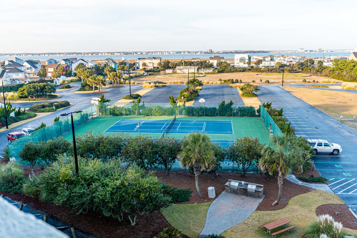 Tennis Courts and Grill Area