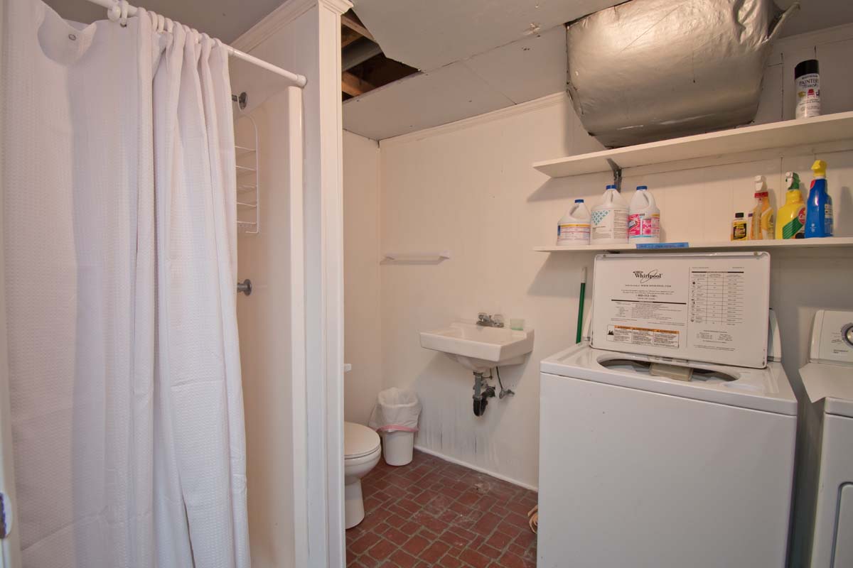 Ground Level Laundry Room with Bath (Shower Only)