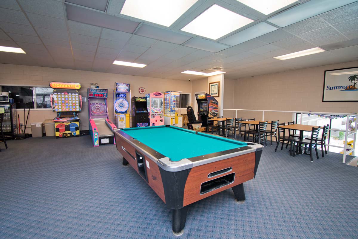 Pool Table and Arcade