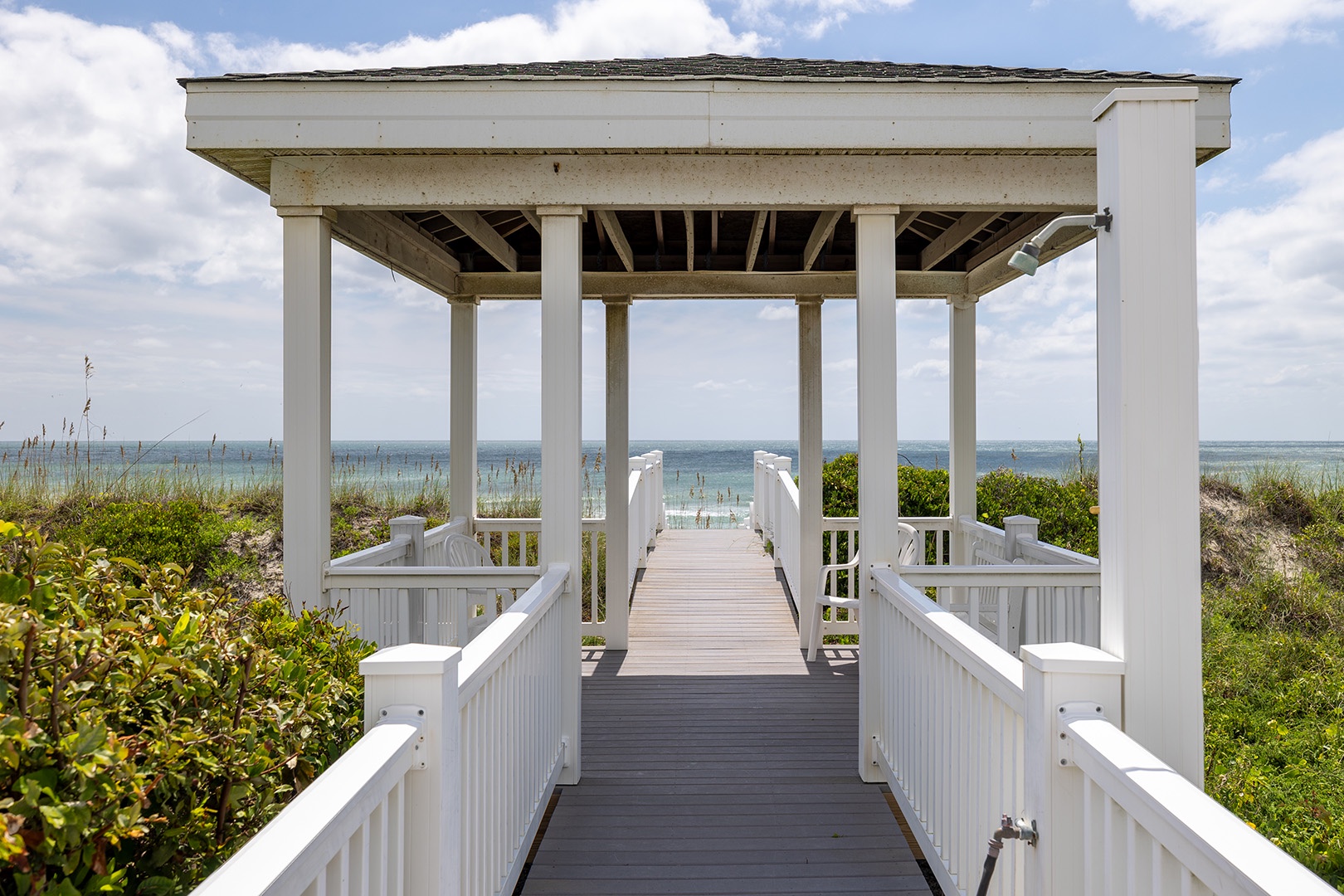 Private Beach Access with Gazebo