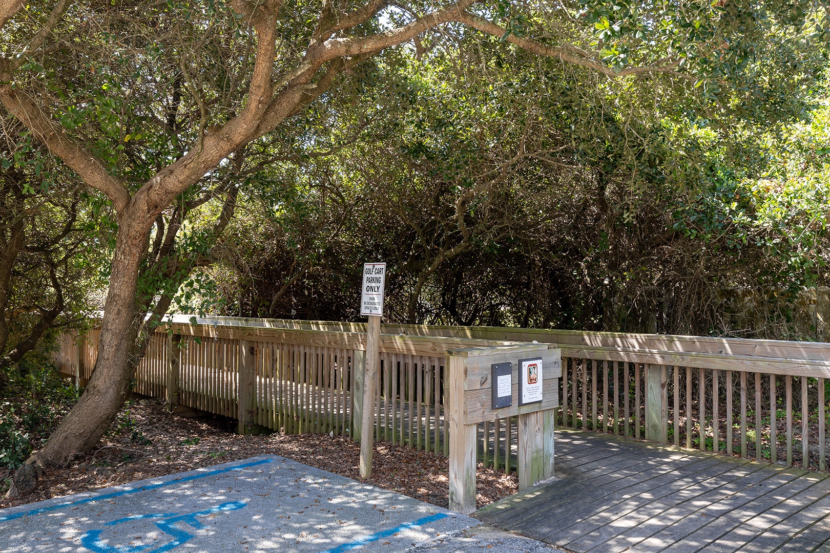 Beach Access and Golf Cart Parking