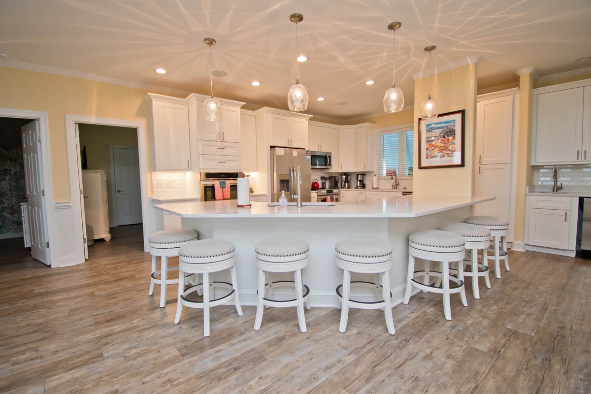 Kitchen with Bar Stools