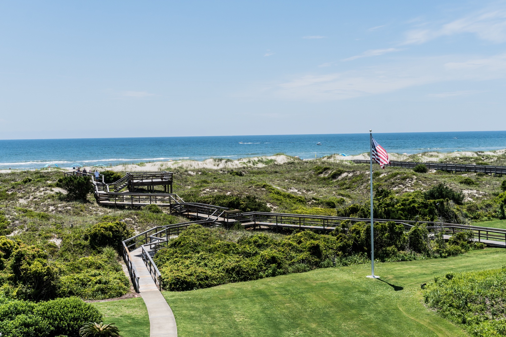 Beach Walkway Aerial