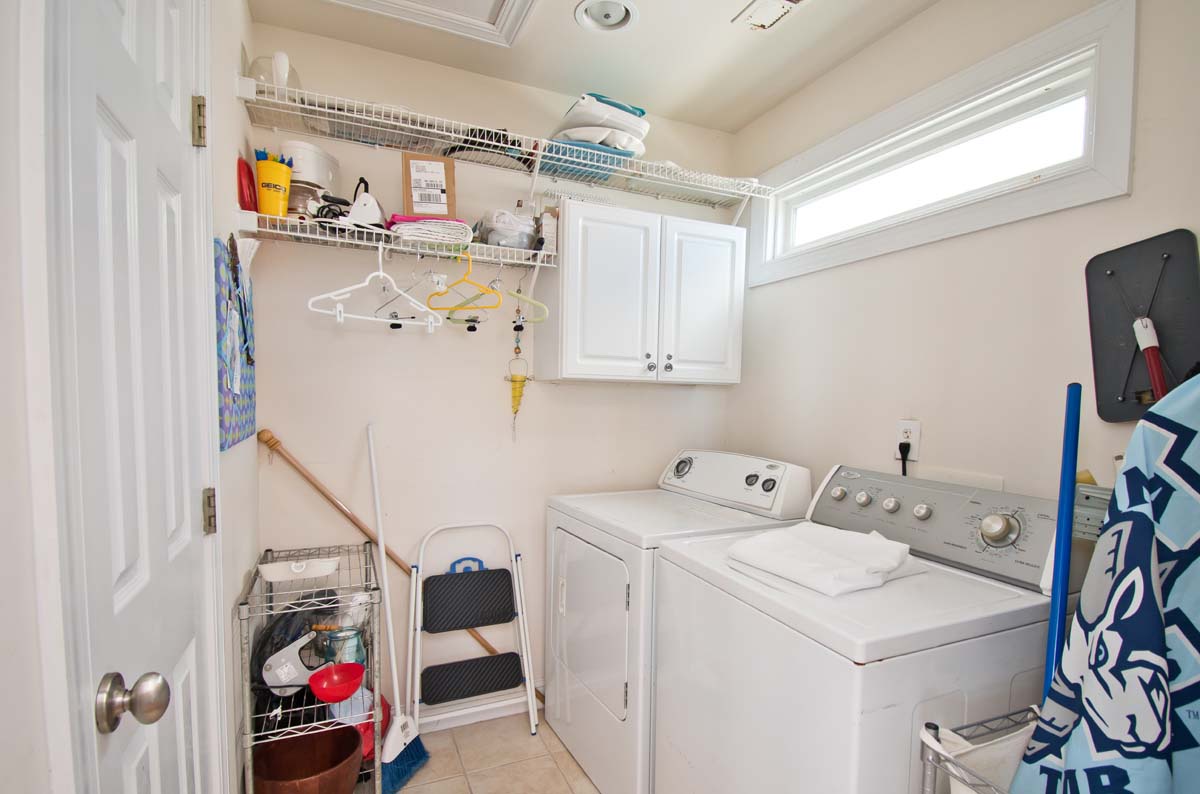 Level Two Laundry Room off Kitchen