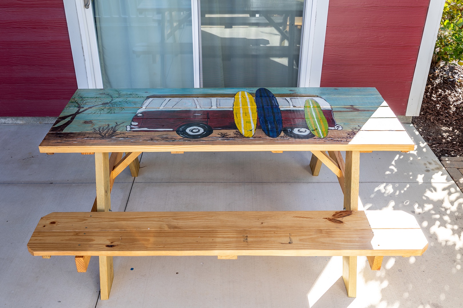 Hand-painted Picnic Table