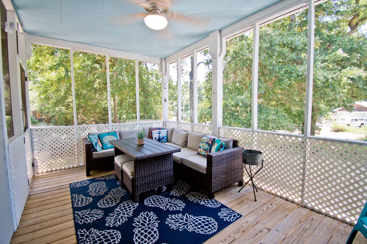 Level One Screen Porch