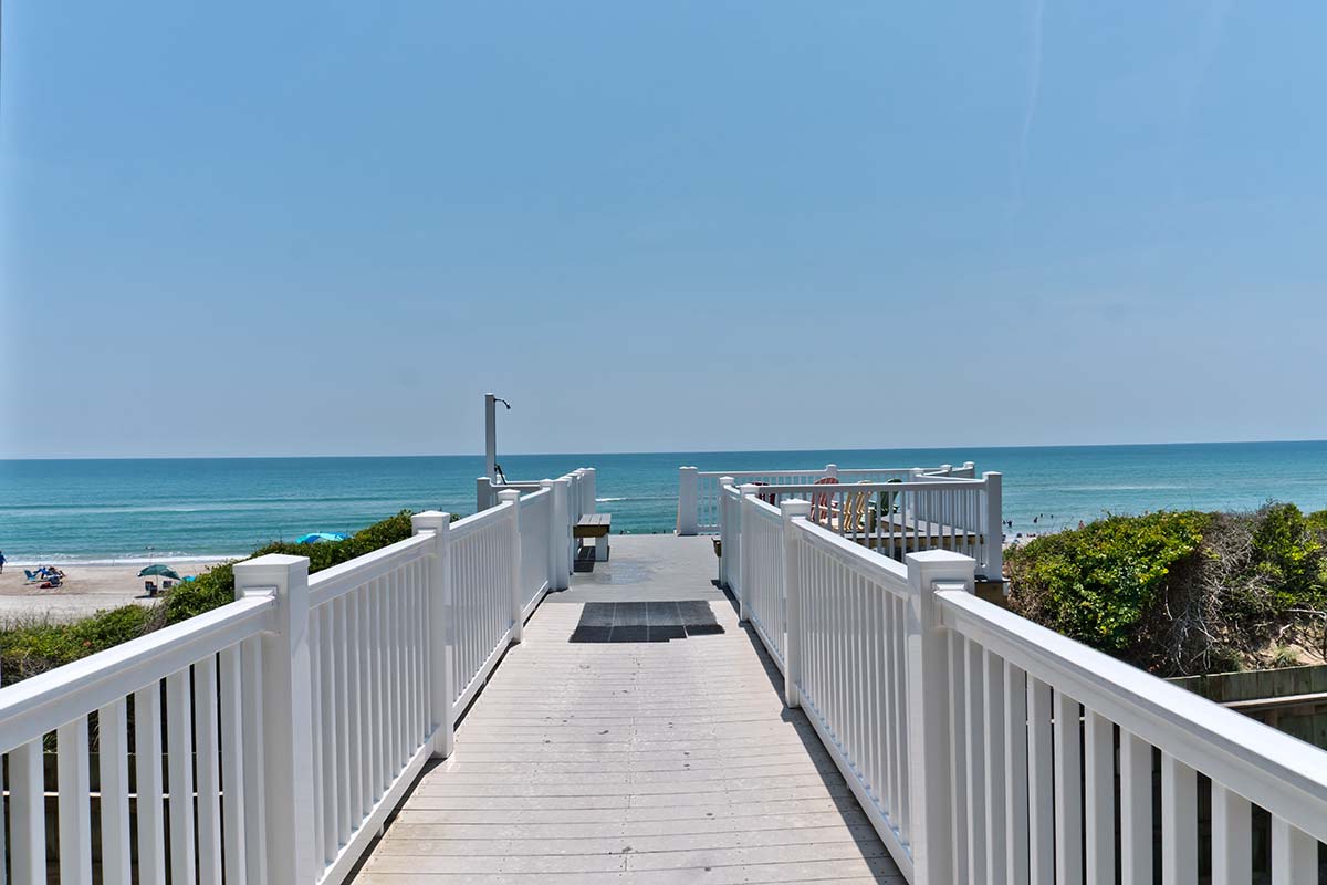 Oceanfront Walkway to Beach