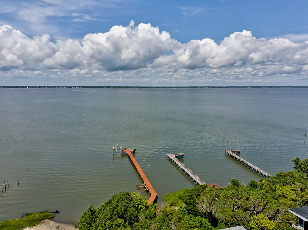 Aerial of the Soundfront Pier