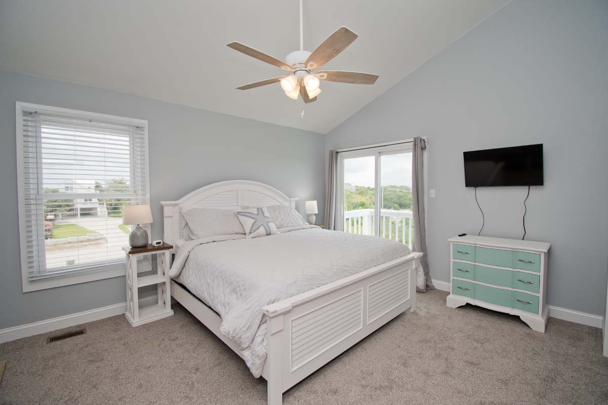 Level Two Master Bedroom with King