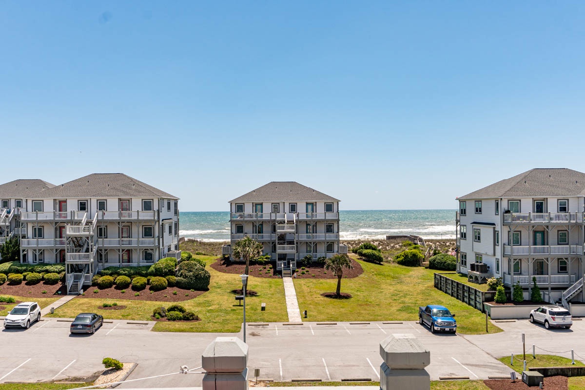 Beach Access Across Parking Lot
