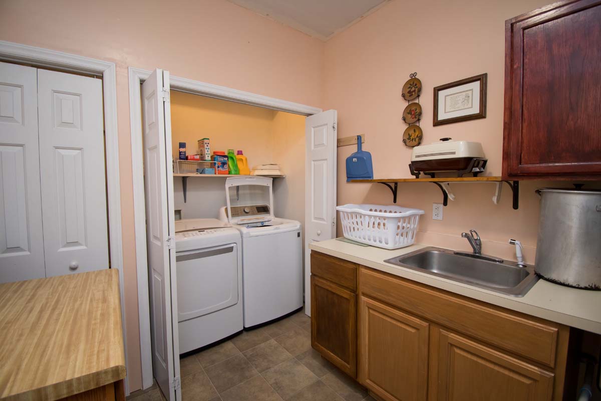 Ground Level Laundry