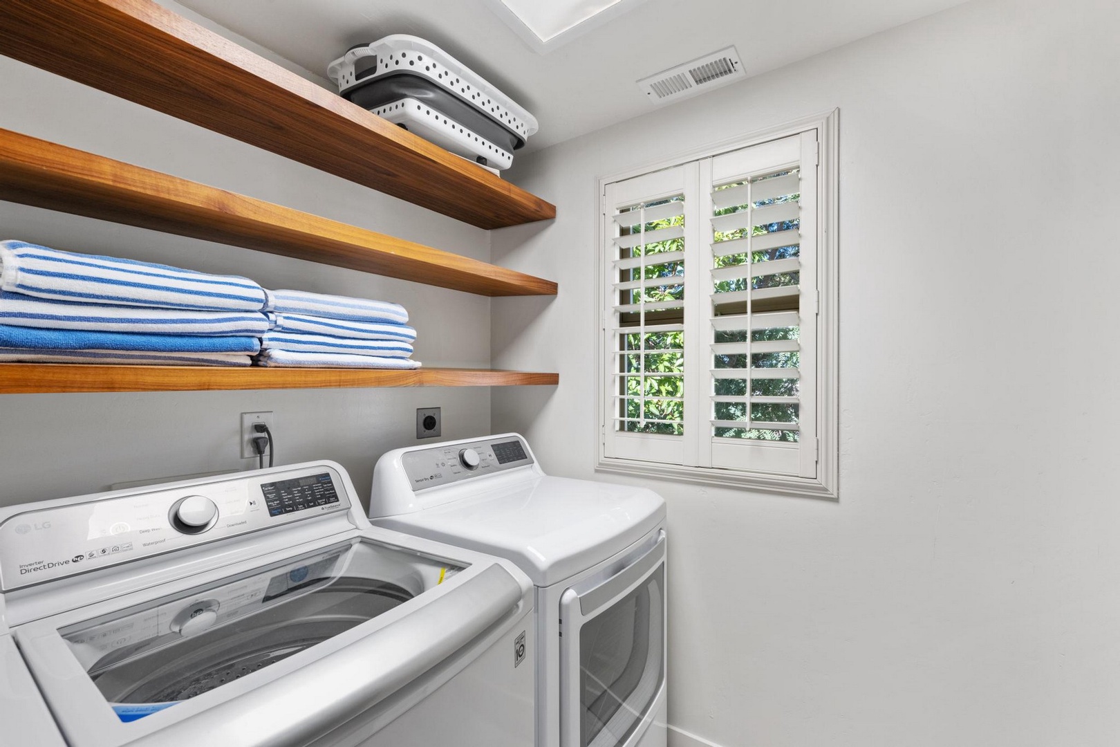 Full-size washer and dryer