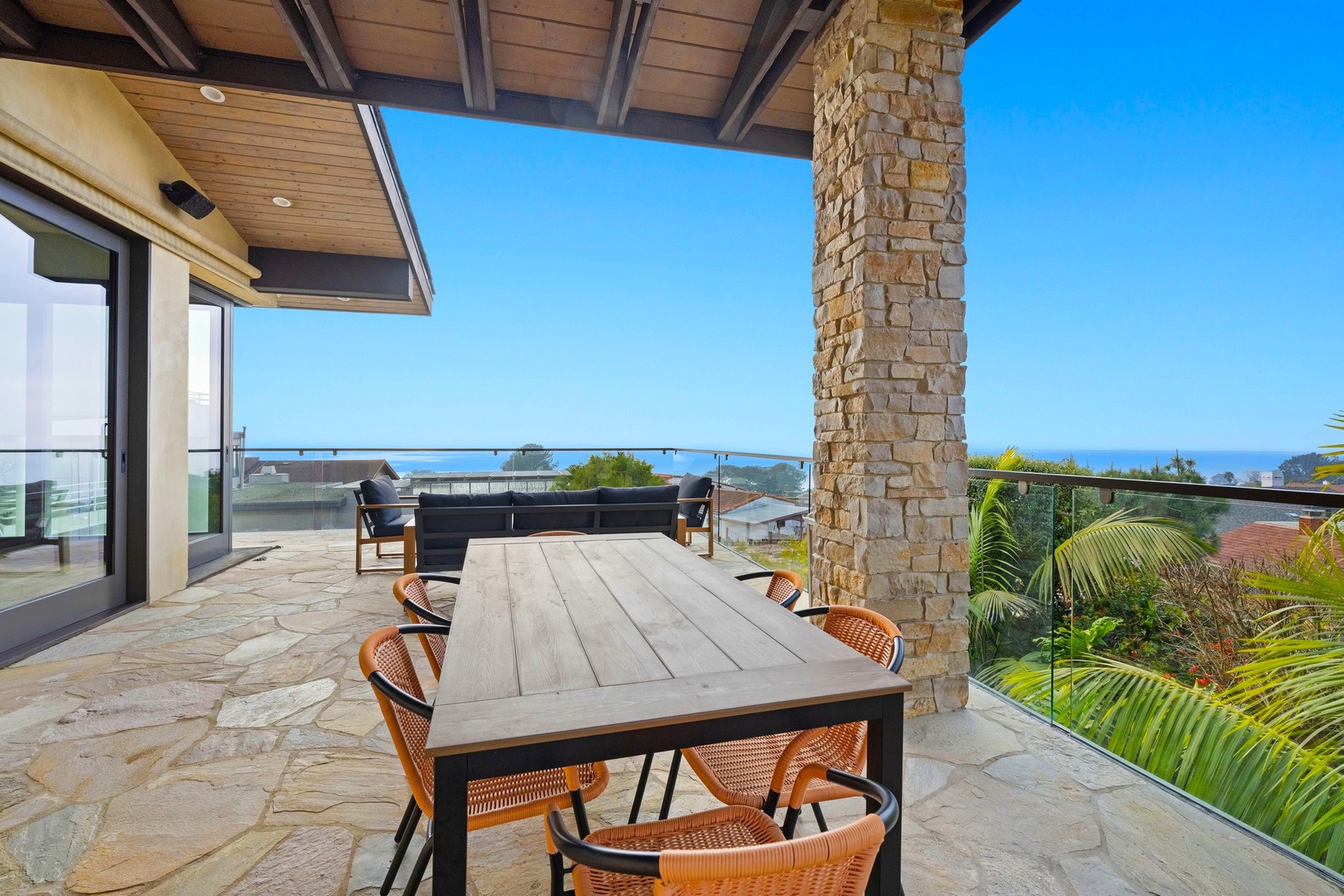 Outdoor dining table