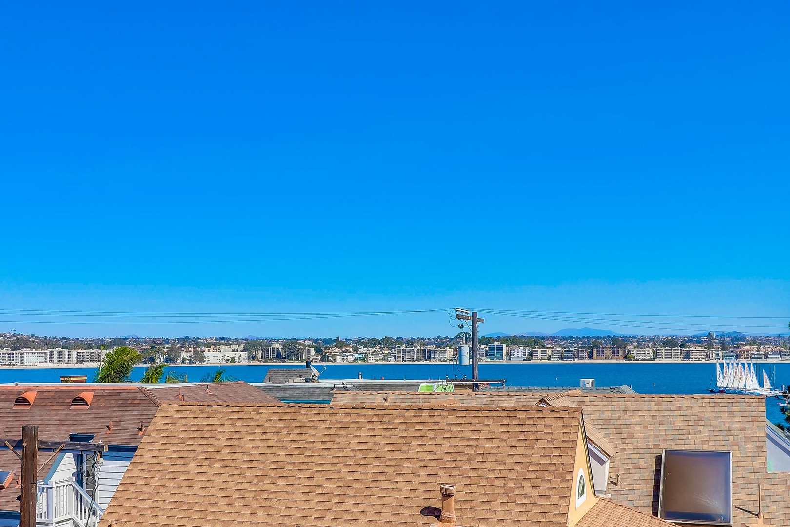 Water views of Mission Bay