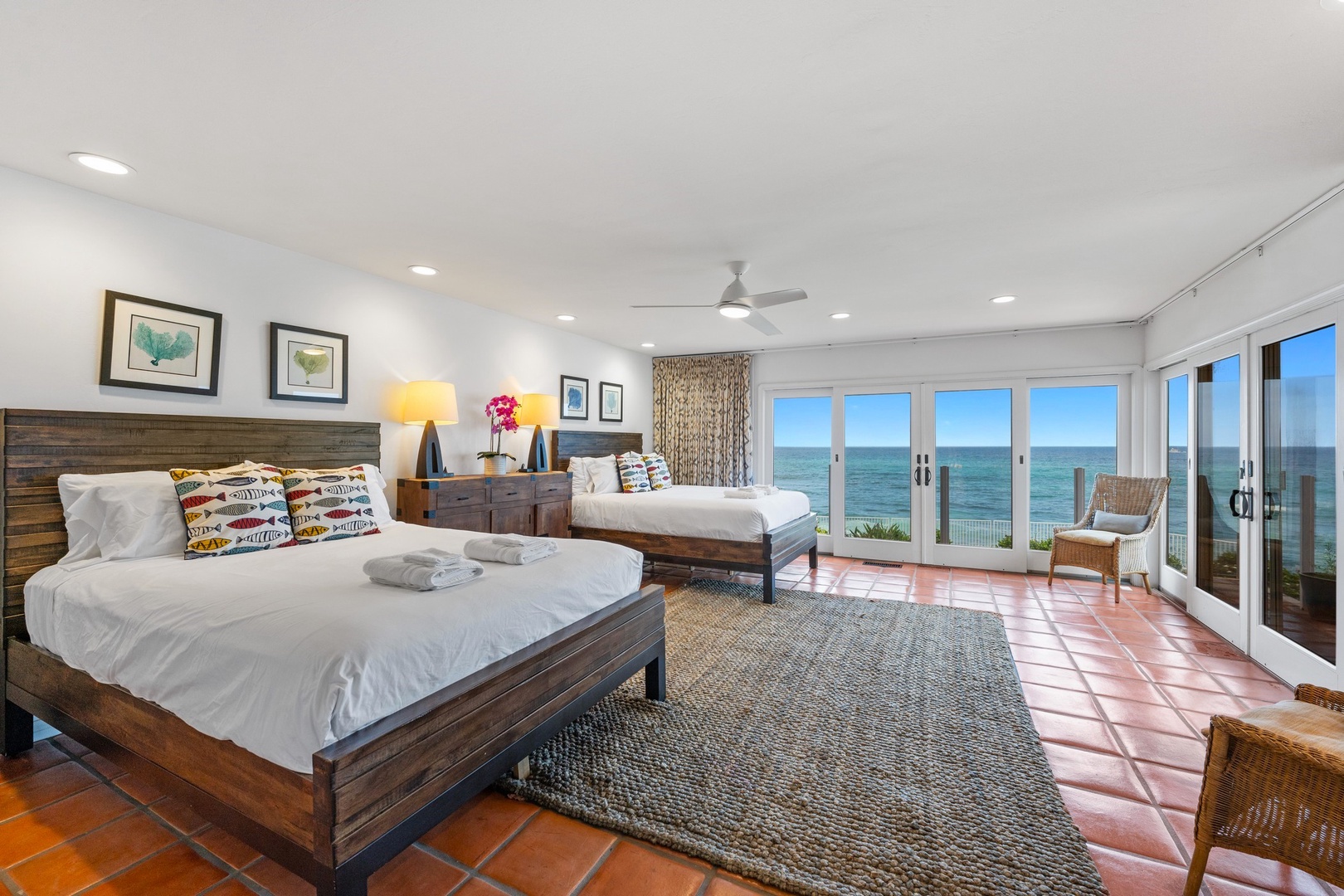 Bedroom 2: Ocean views