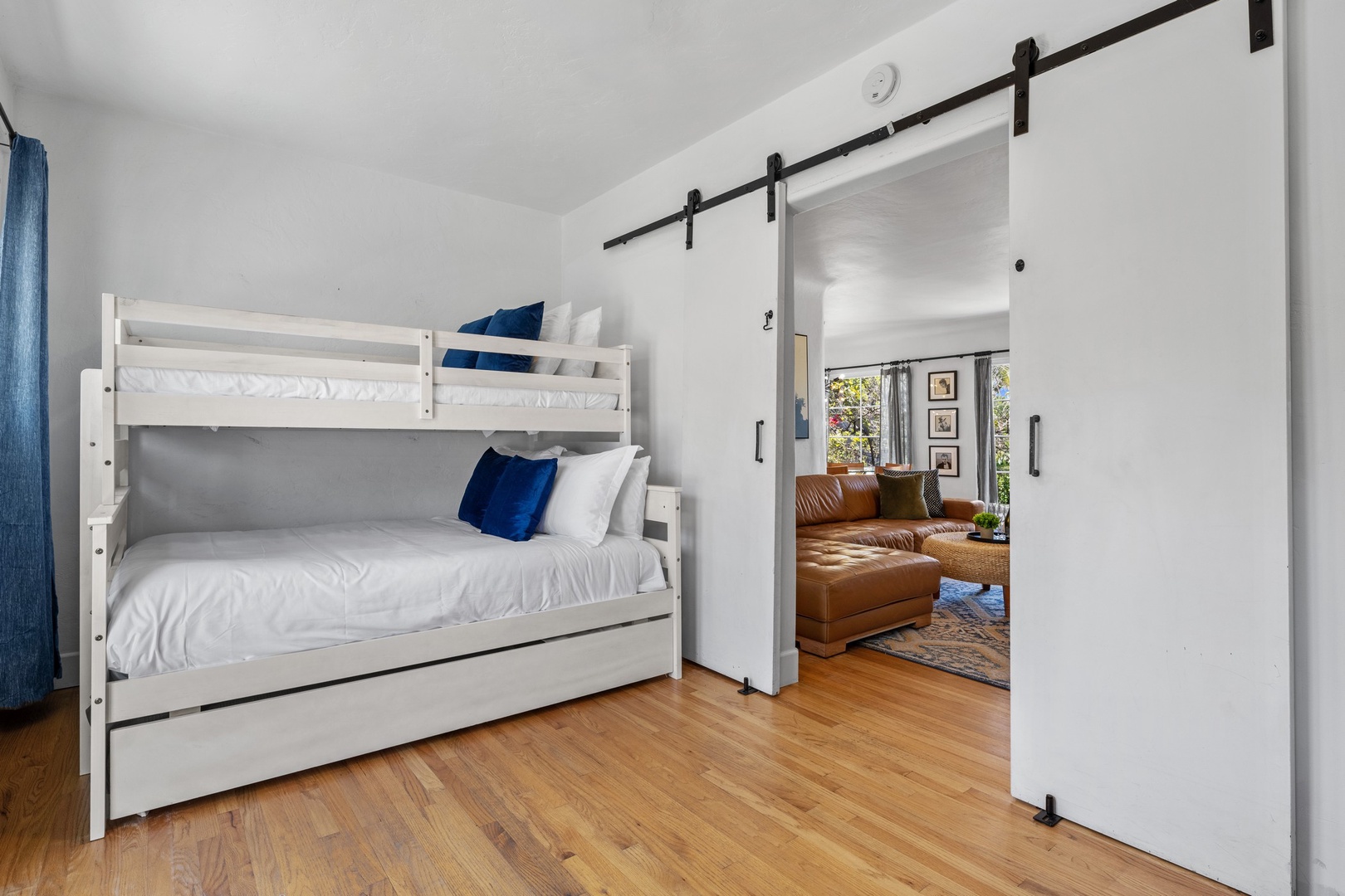 Twin over full bunk with twin trundle