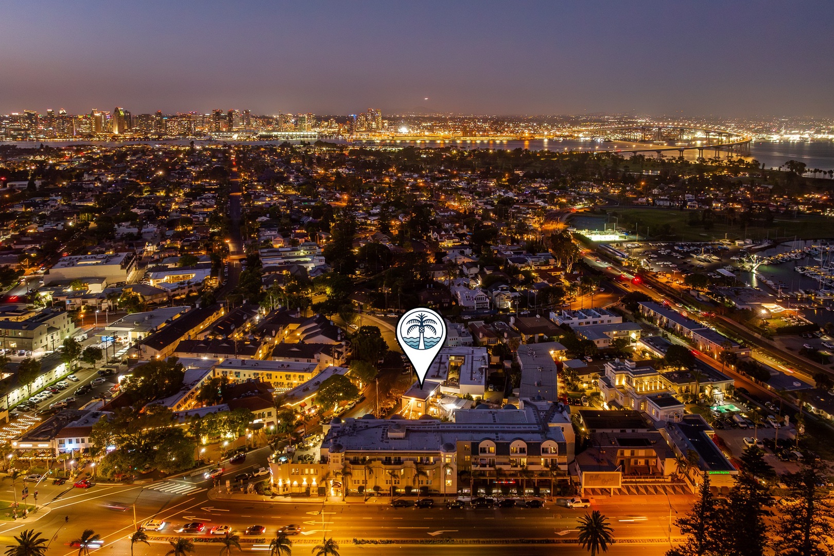 Looking towards downtown San Diego