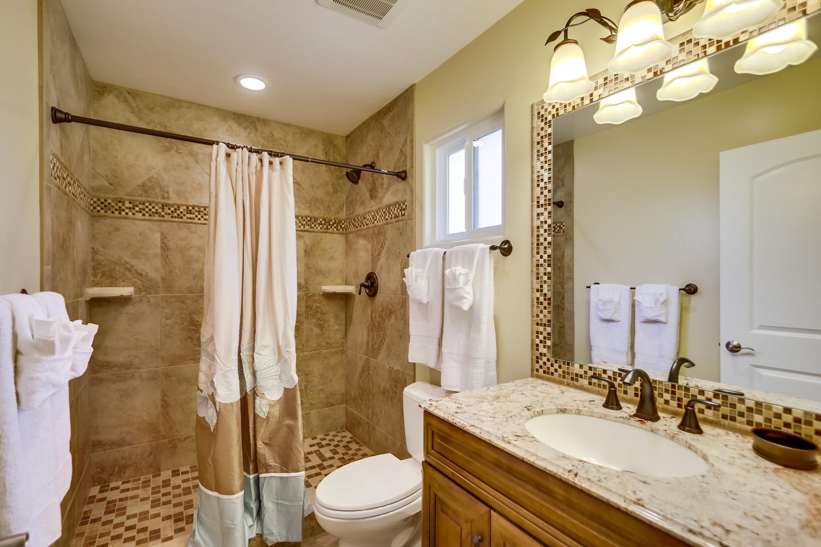 En-suite Bath with Walk-In Shower