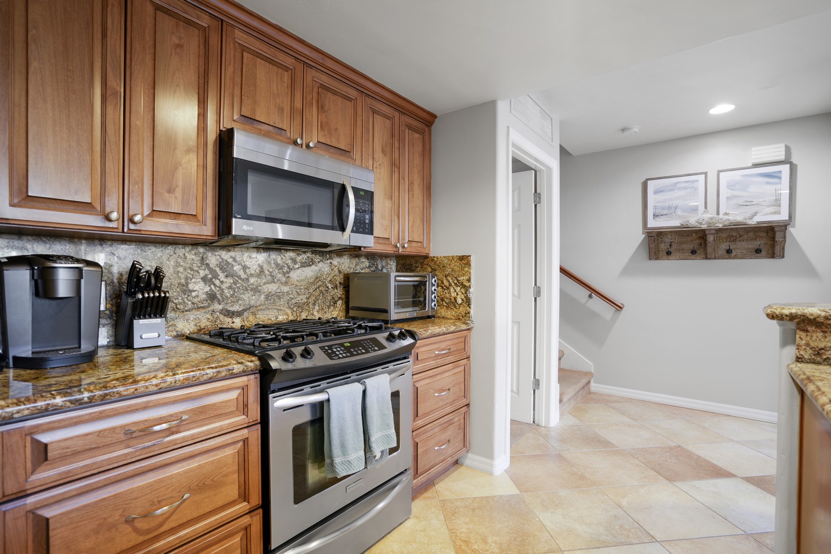 Kitchen of this Mission Beach vacation rental