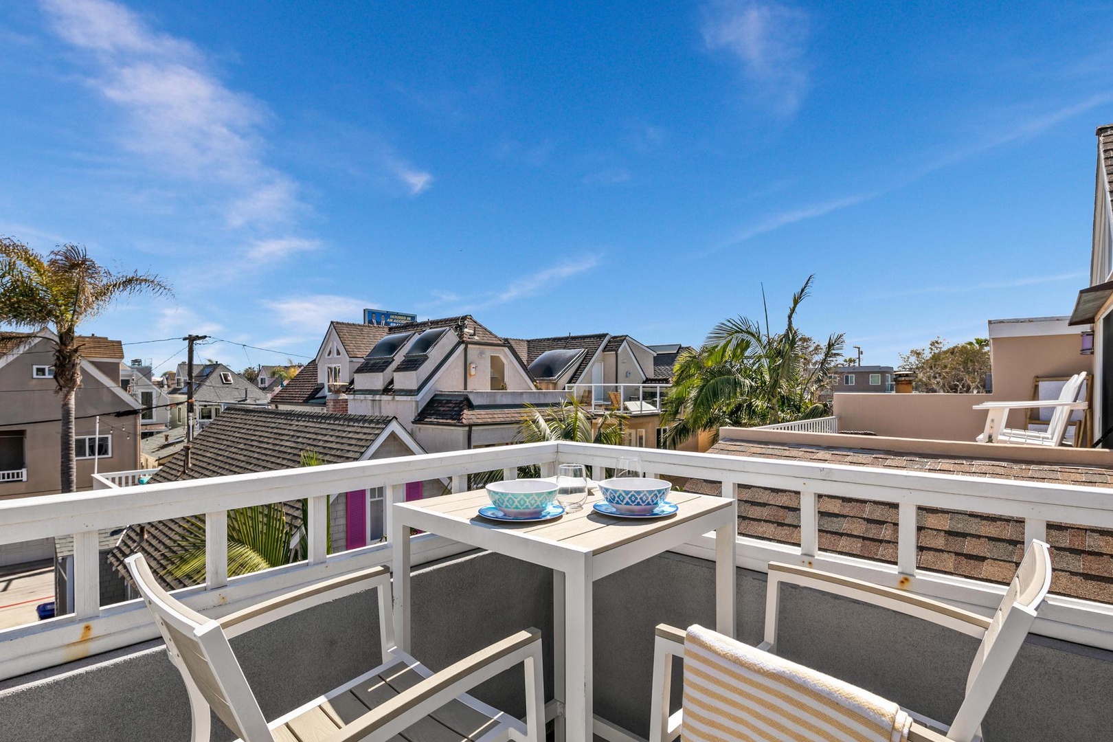 3rd-level patio with bistro set