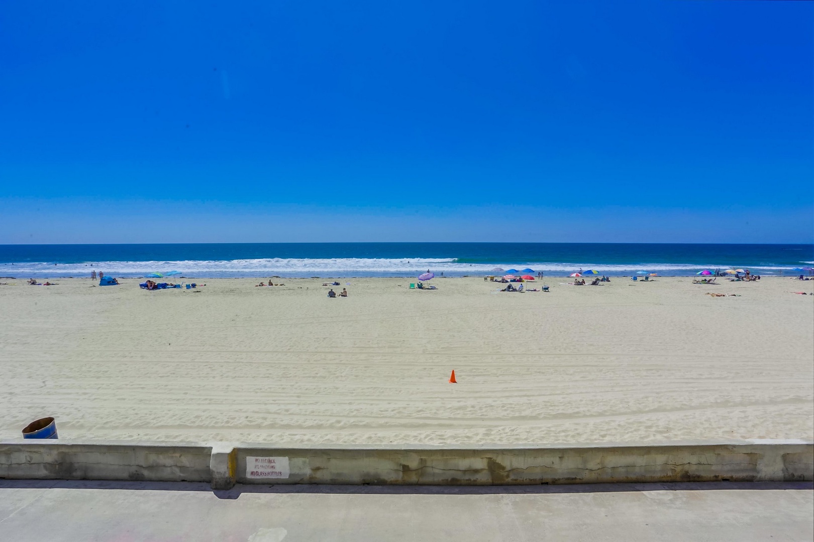 Miles of sandy beach and ocean