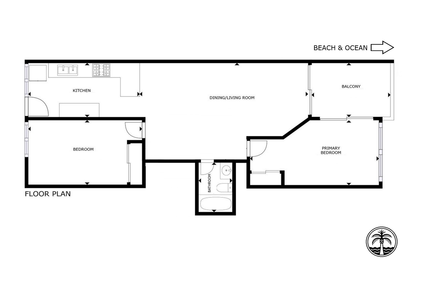 Ground level floor plan